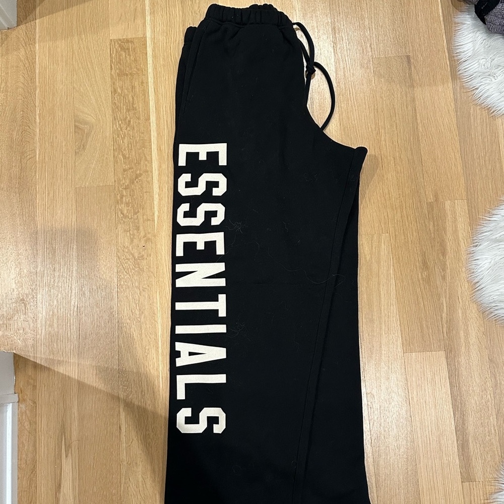 Fear of God Black Essentials Sweatpants
